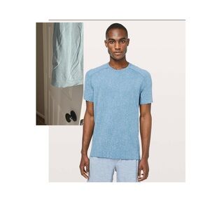Lululemon Metal Vent Tech Short Sleeve Shirt Tidewater Teal Men’s Small